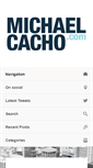 Mobile Screenshot of michaelcacho.com